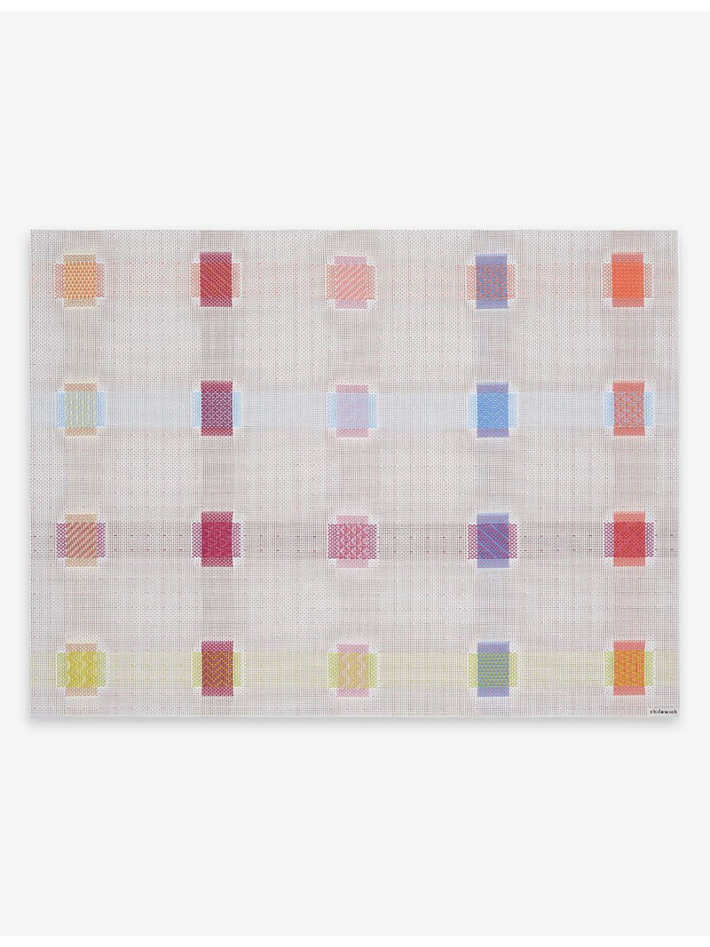 Chilewich Sampler woven rectangle placemat 36x48cm (British brand)