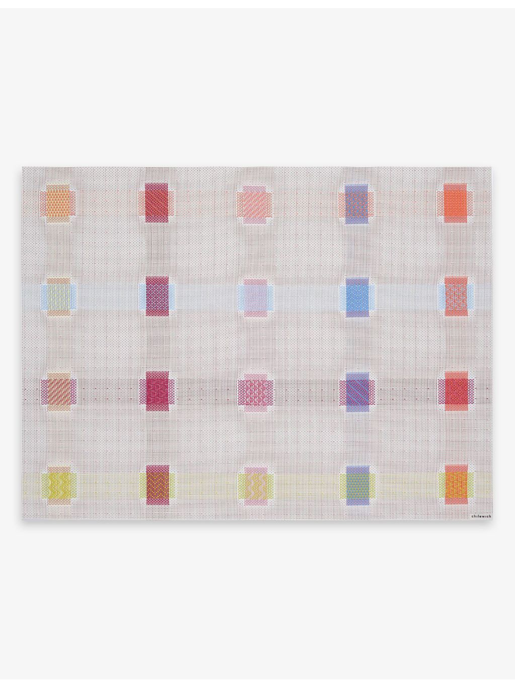 Chilewich Sampler woven rectangle placemat 36x48cm (British brand)