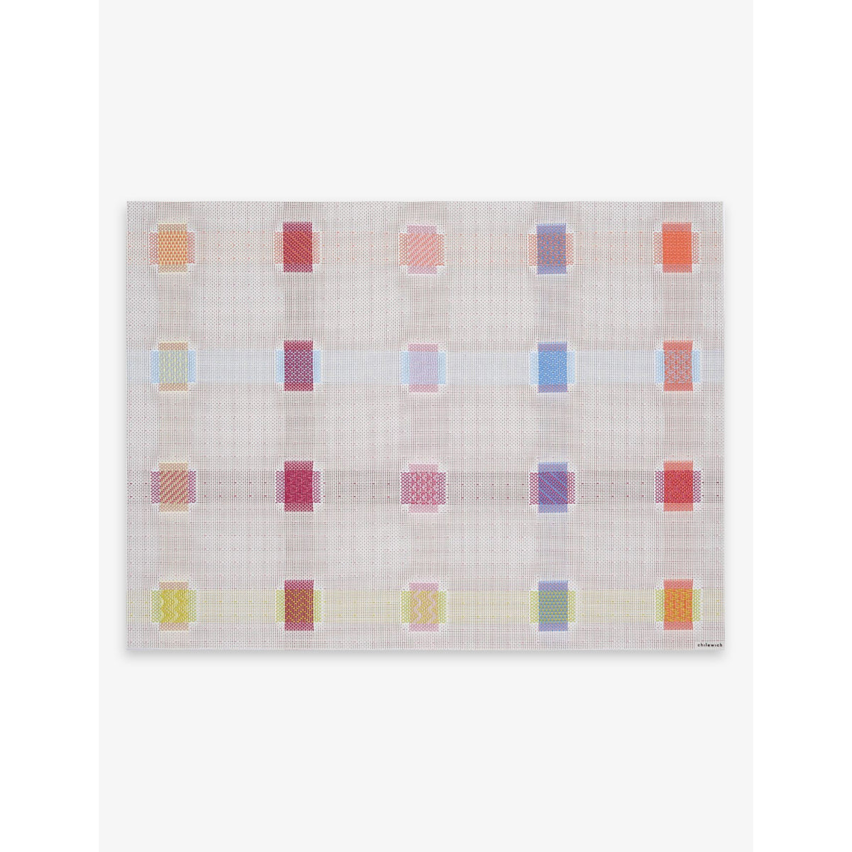 Chilewich Sampler woven rectangle placemat 36x48cm (British brand)