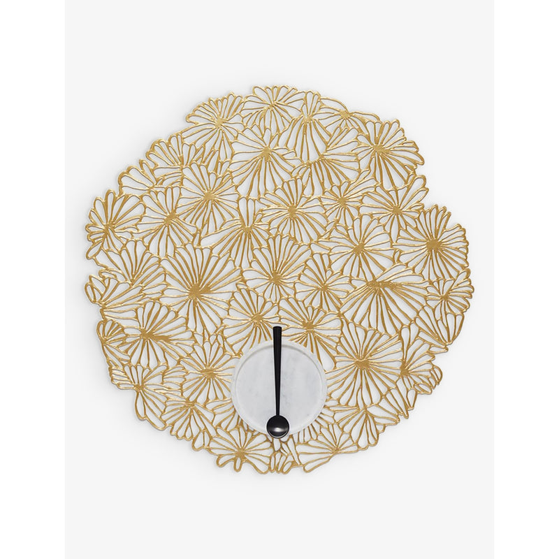 Chilewich pressed-vinyl placemat with daisy design 39cm - British product
