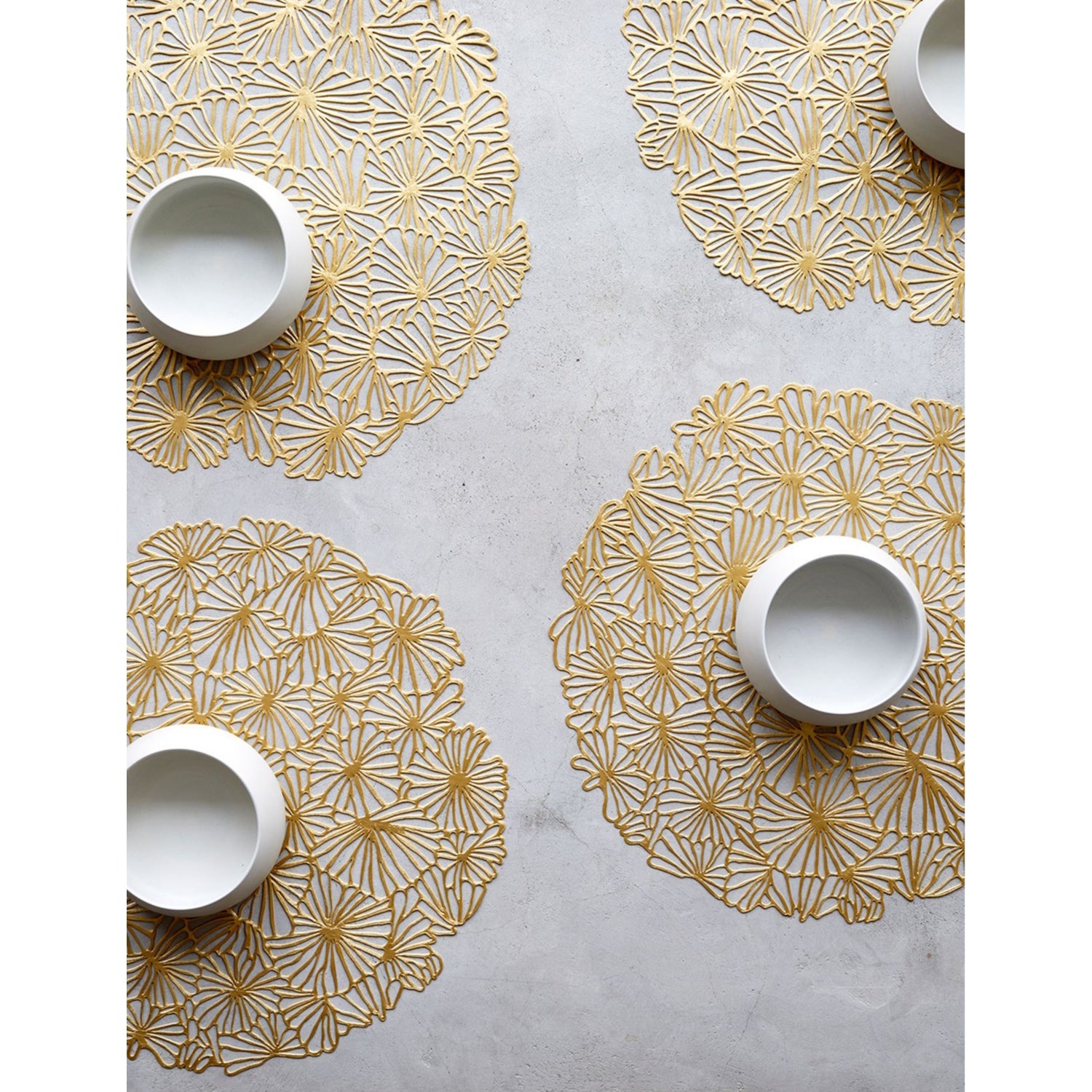 Chilewich pressed-vinyl placemat with daisy design 39cm - British product
