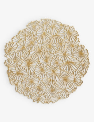 Chilewich pressed-vinyl placemat with daisy design 39cm - British product