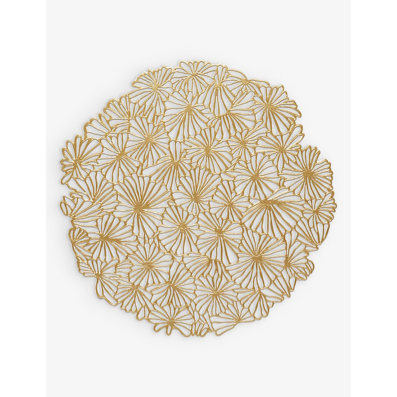Chilewich pressed-vinyl placemat with daisy design 39cm - British product
