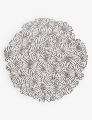 Chilewich pressed-vinyl placemat with daisy design 39cm - British product