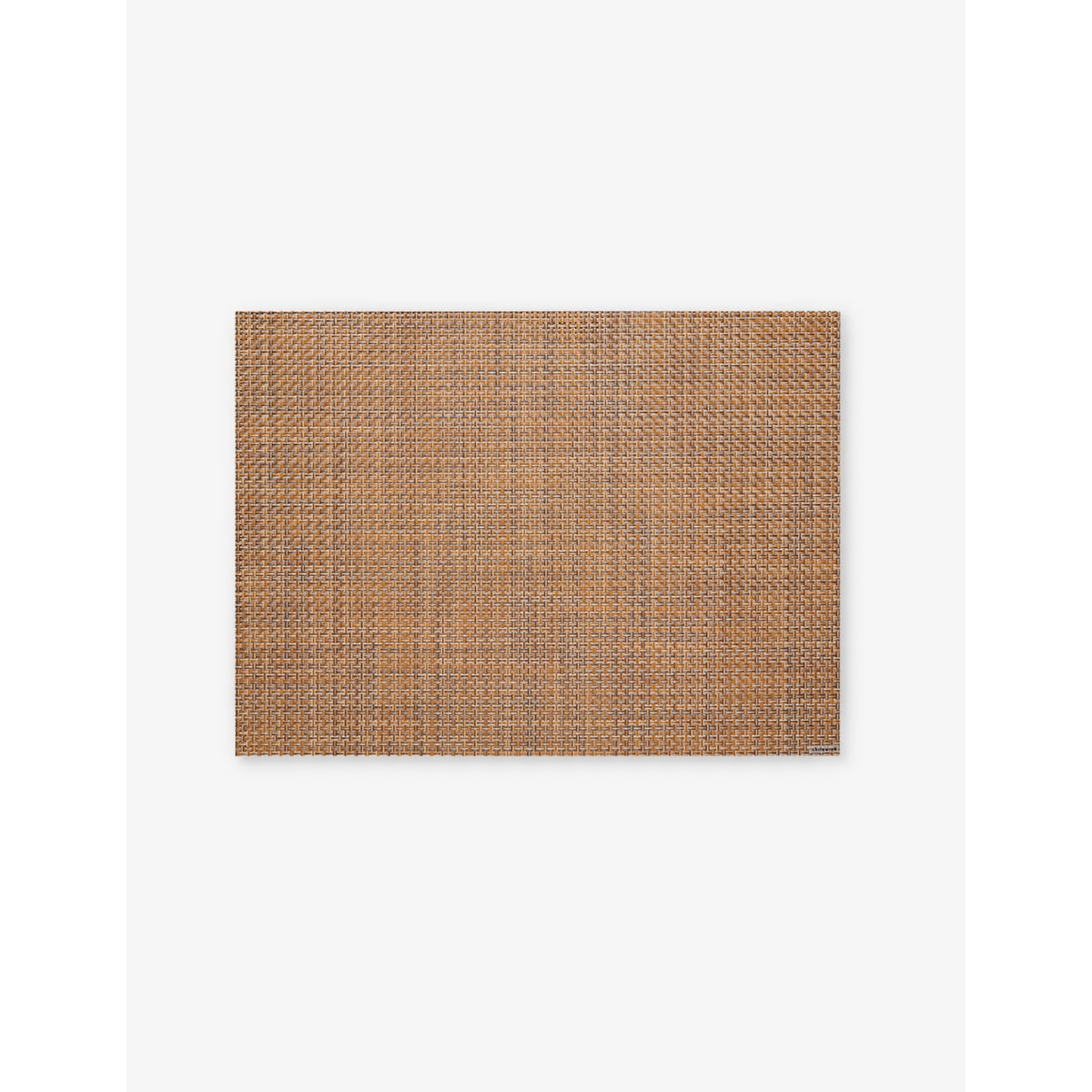 Basketweave square placemat 36cm x 38cm - NATURAL