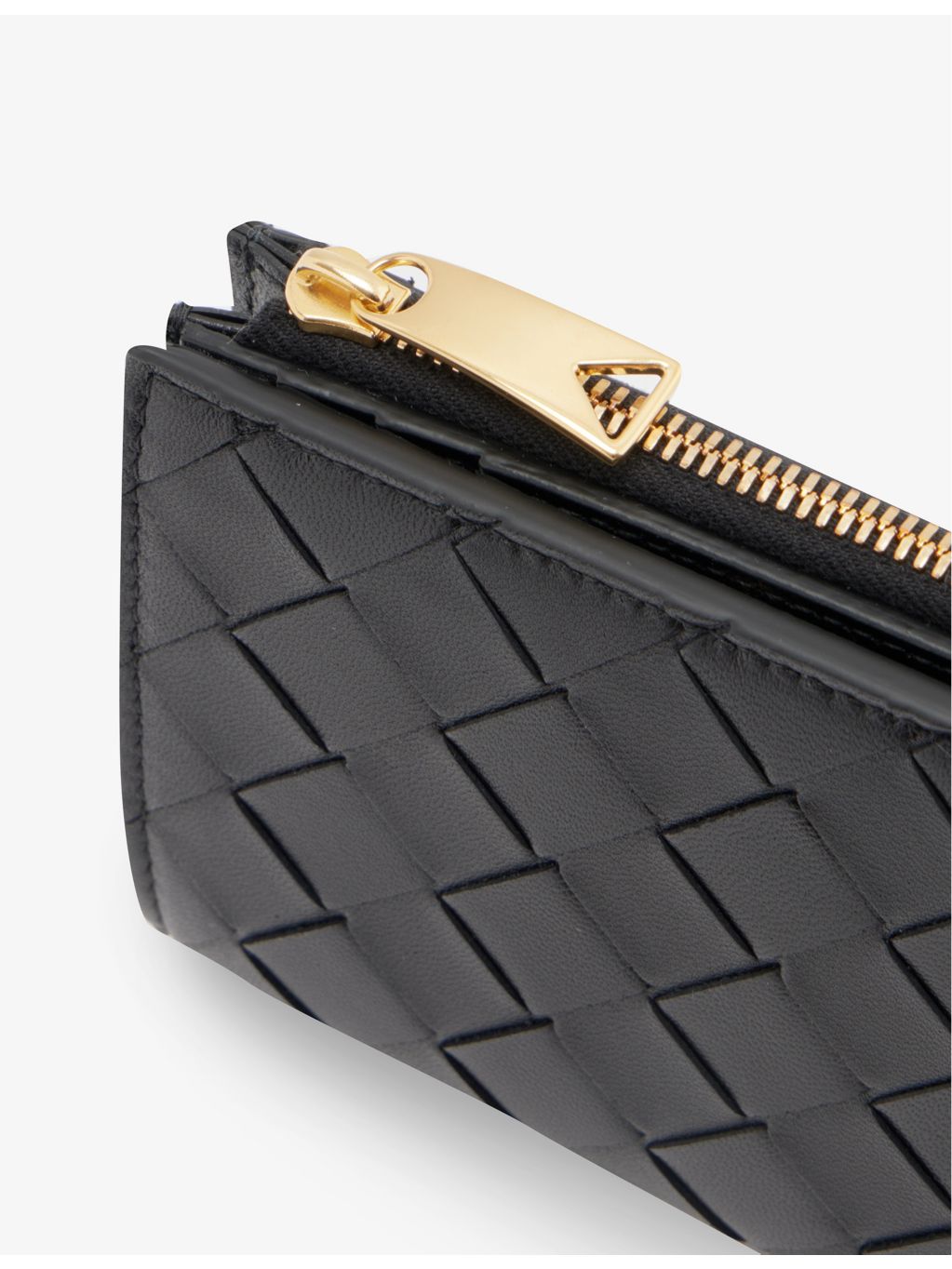 Bottega Veneta Intrecciato zipped leather bifold wallet, UK version