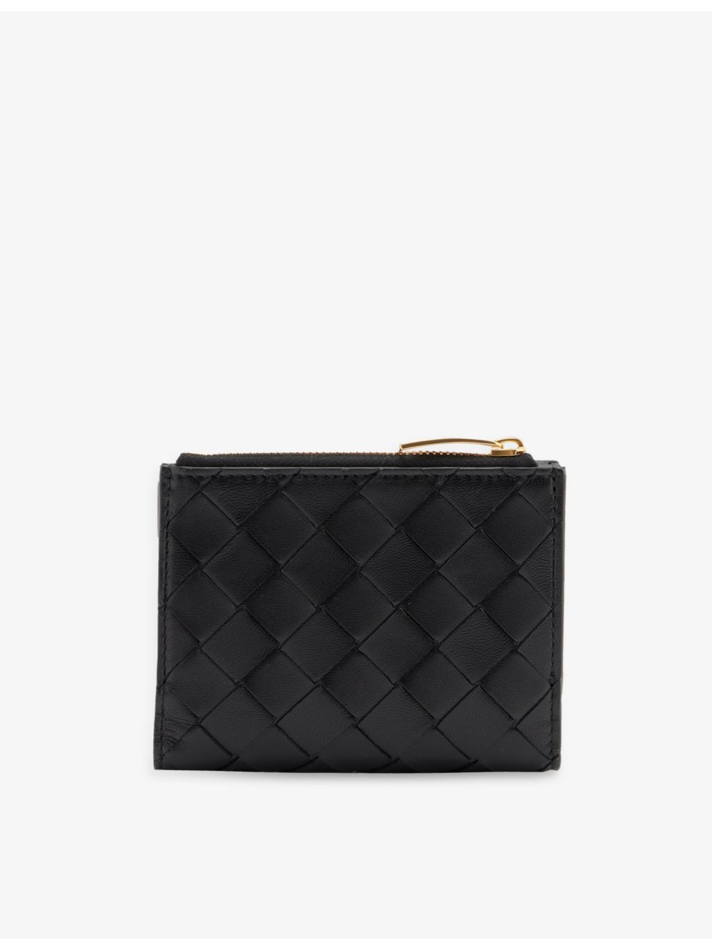 Bottega Veneta Intrecciato zipped leather bifold wallet, UK version