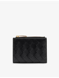 Bottega Veneta Intrecciato zipped leather bifold wallet, UK version