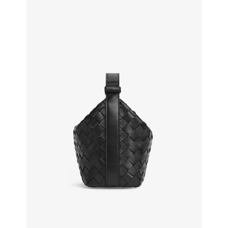 Bottega Veneta mini leather top handle bag (British brand)