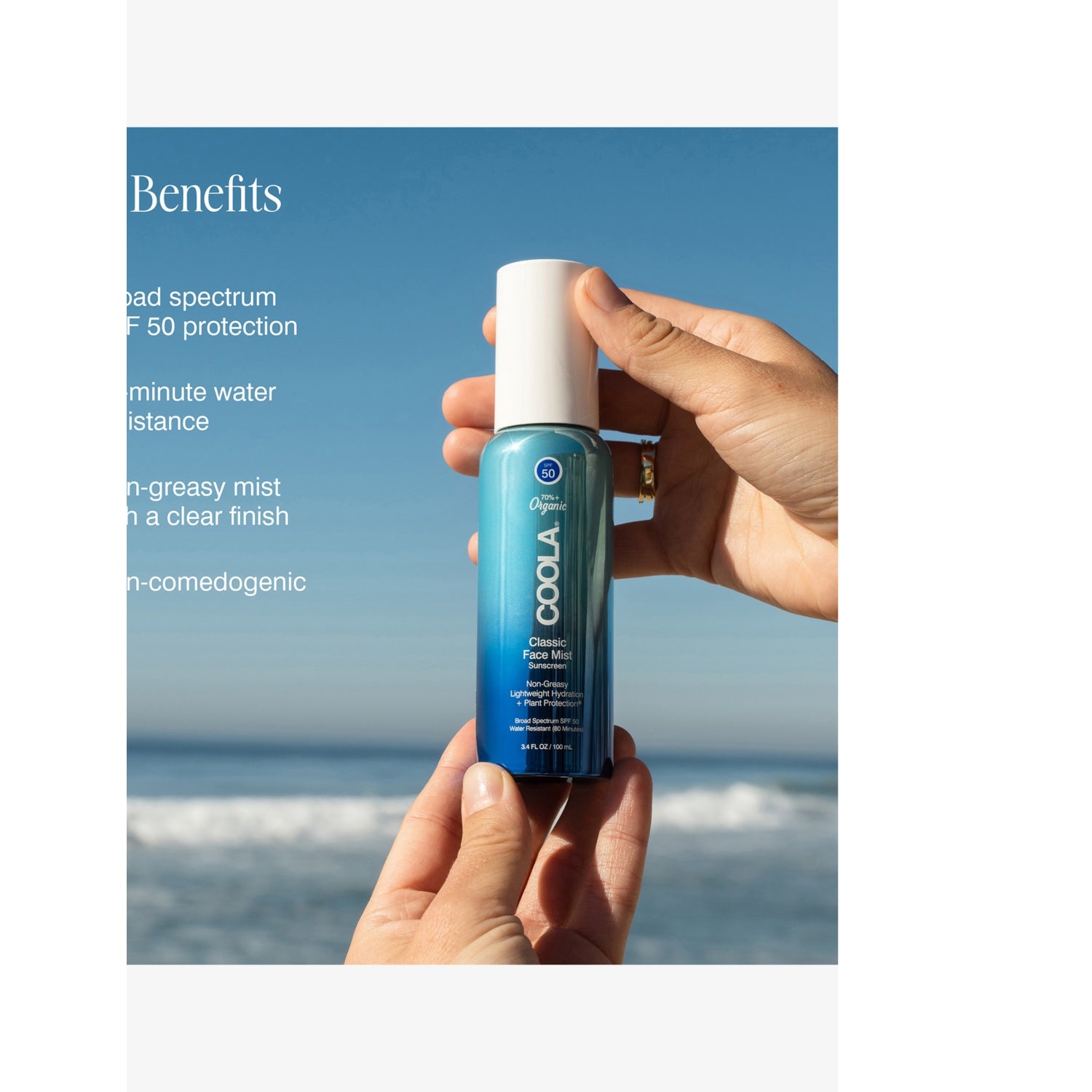 Coola face mist sunscreen 100ml - British product