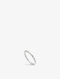 Monica Vinader Siren Hammered Sterling Silver Ring