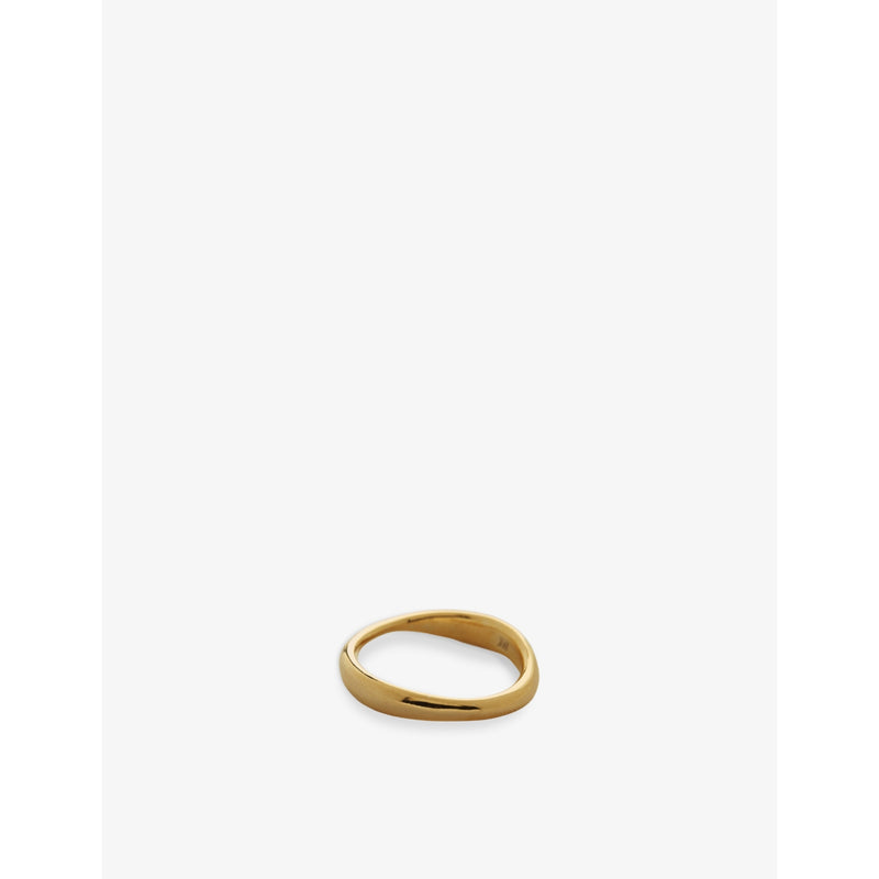 Nura Reef 18ct yellow gold-plated vermeil sterling-silver ring - K