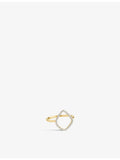 Monica Vinader Riva diamond ring 0.045ct, imported from the UK