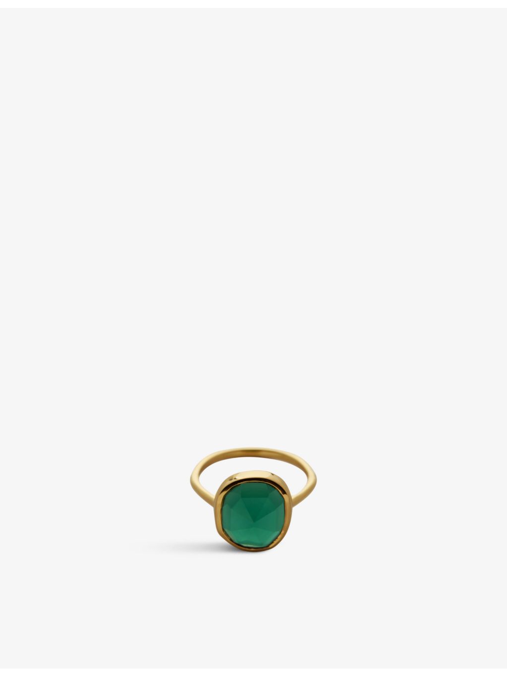 Monica Vinader Siren moonstone ring medium, imported from the UK