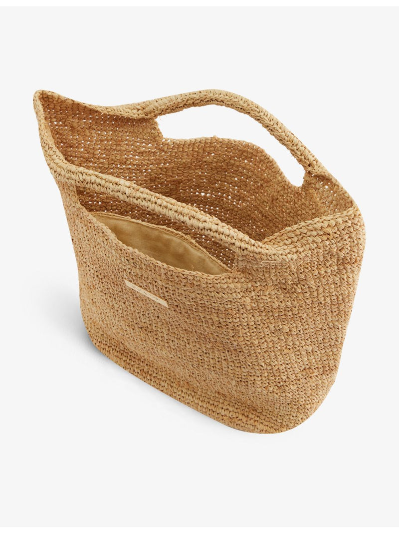 Monday Swimwear Paloma raffia top-handle bag - British product