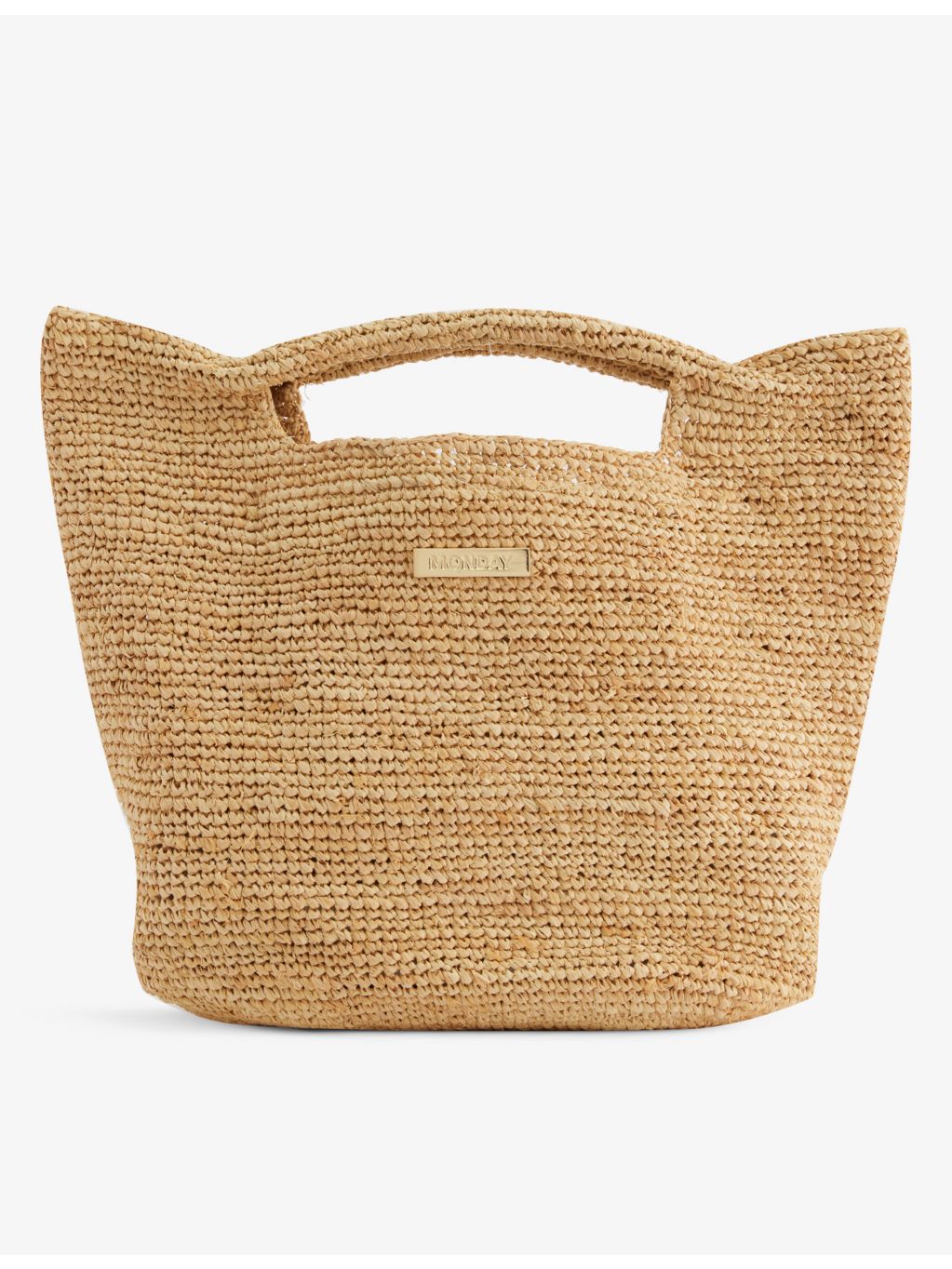 Monday Swimwear Paloma raffia top-handle bag - British product