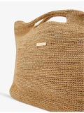 Monday Swimwear Paloma large raffia top-handle bag - British product