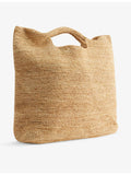 Monday Swimwear Paloma large raffia top-handle bag - British product