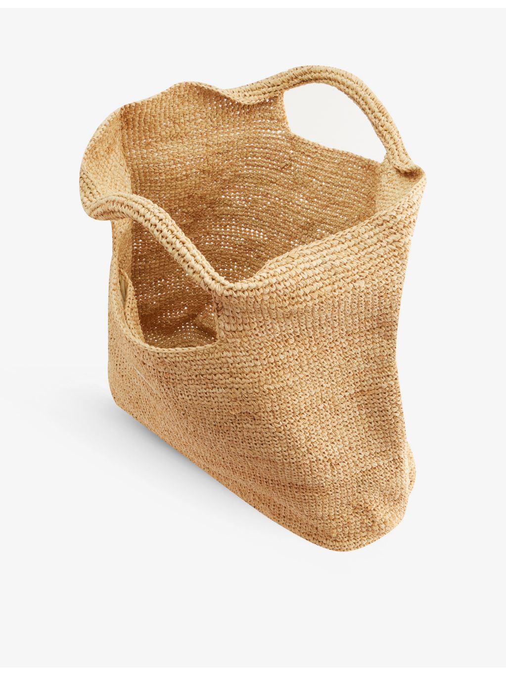 Monday Swimwear Paloma large raffia top-handle bag - British product