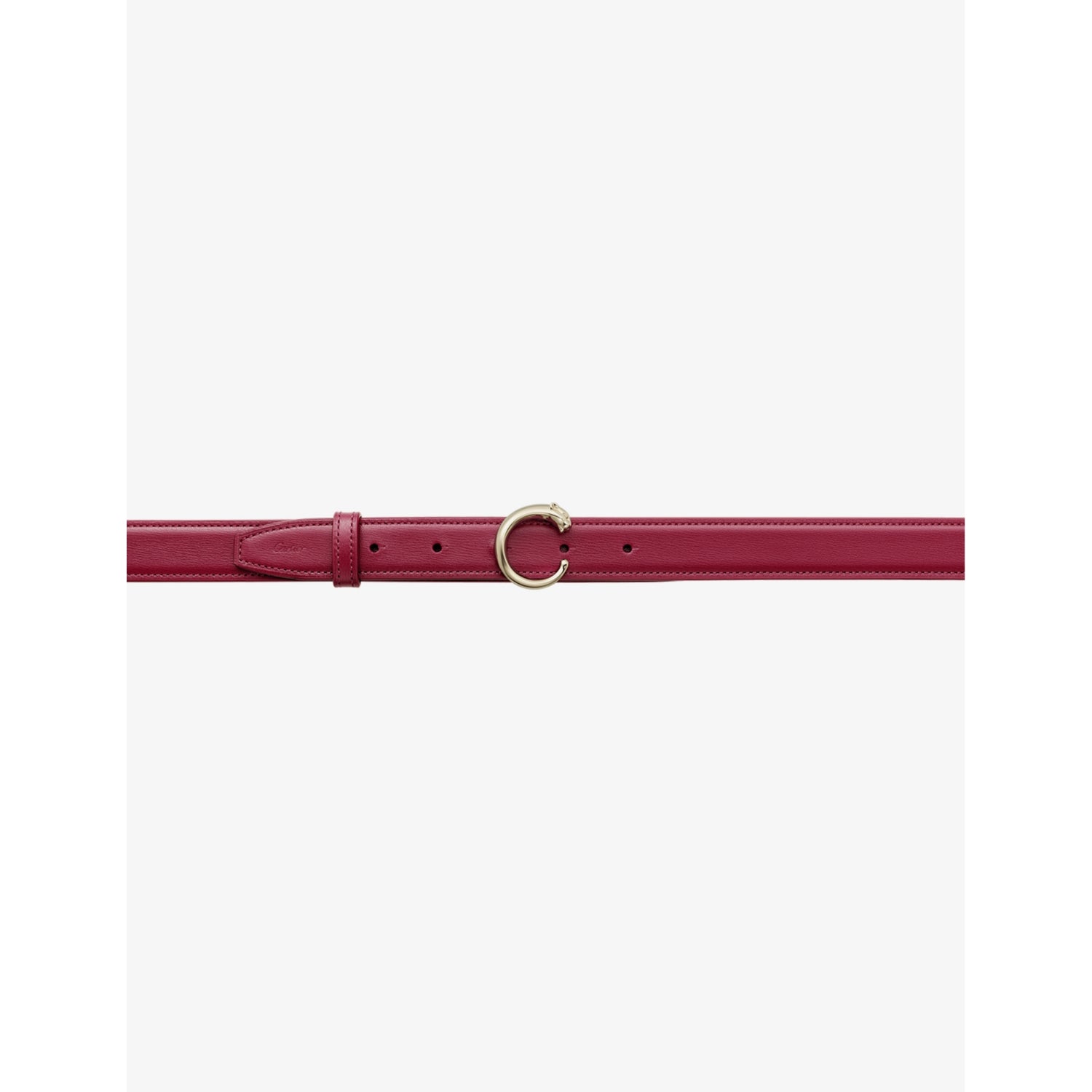 Cartier Panthère medium buckled leather belt 100cm, imported from the UK