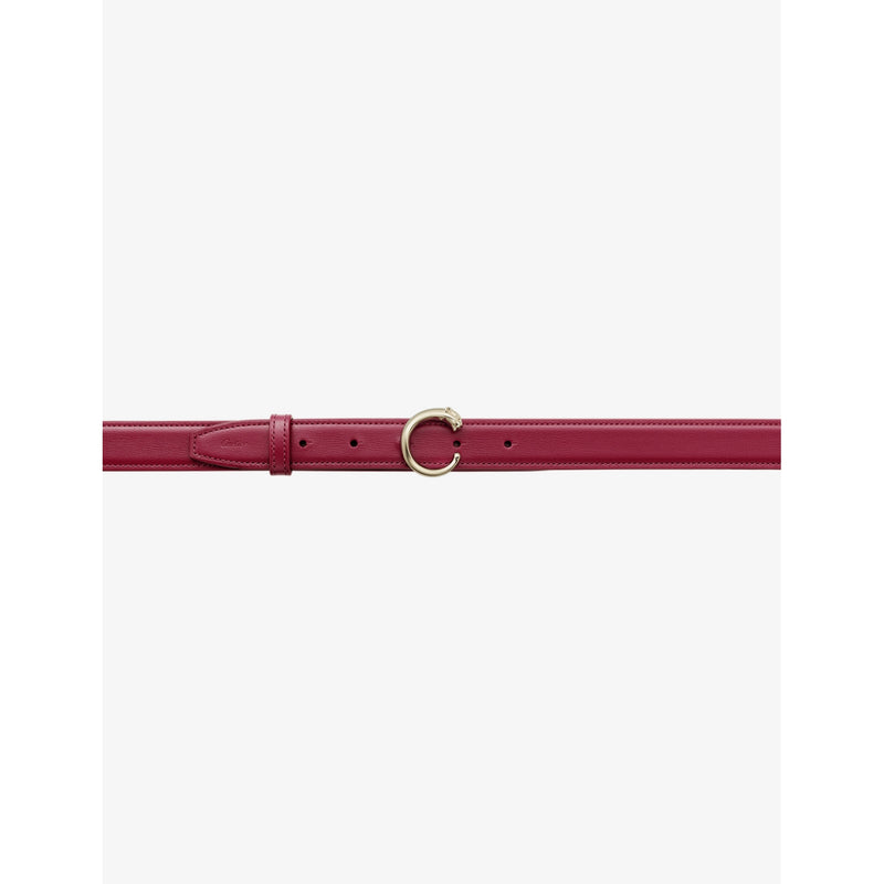 Cartier Panthère medium buckled leather belt 100cm, imported from the UK