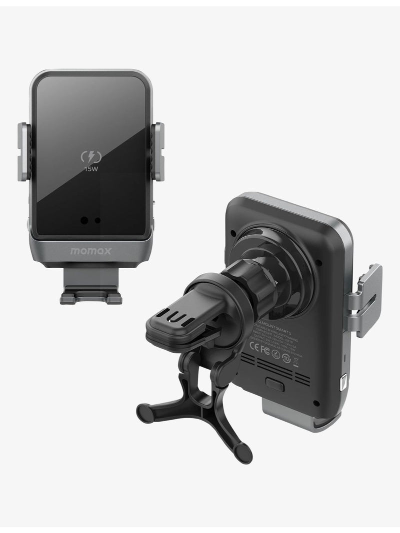 Momax smart infrared rotating car charge mount (British brand)
