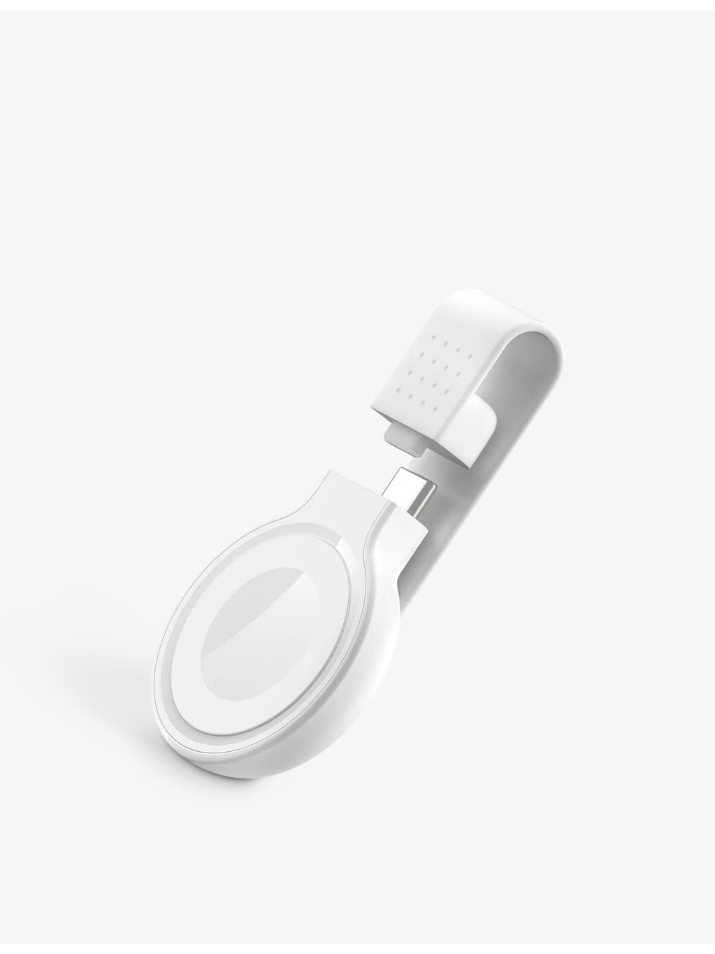 Momax GoLink white USB-C Apple Watch charger, imported from the UK