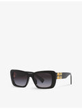 Miu Miu PS 54YS rectangle acetate sunglasses (British brand)