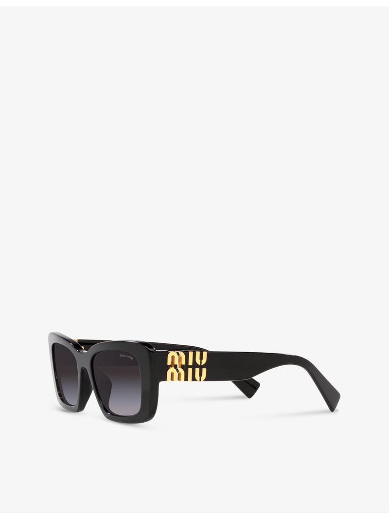 Miu Miu PS 54YS rectangle acetate sunglasses (British brand)
