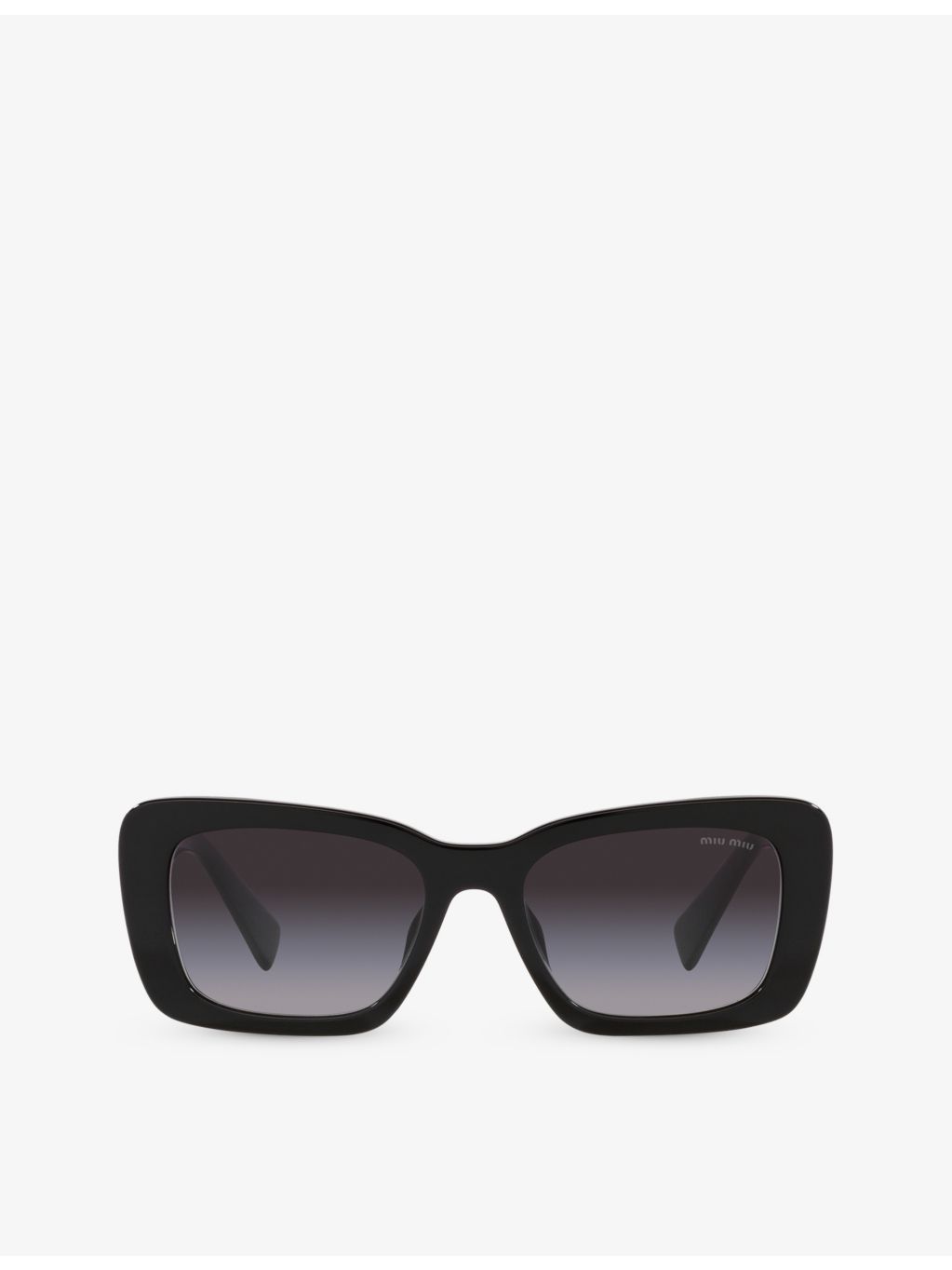Miu Miu PS 54YS rectangle acetate sunglasses (British brand)