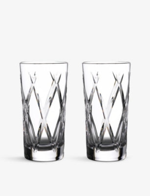 Waterford Gin Journeys crystal shot glasses, imported from the UK