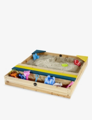 Plum Store-it wooden sand pit with storage compartment and cover, UK version