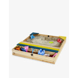 Plum Store-it wooden sand pit with storage compartment and cover, UK version