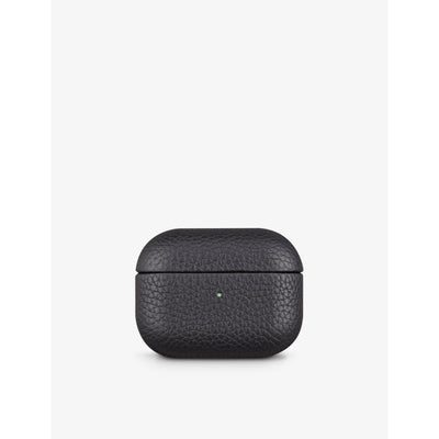 selfridges Mintapple Top Grain logo-print AirPods Pro grained-leather case- Buy online at McGrocer