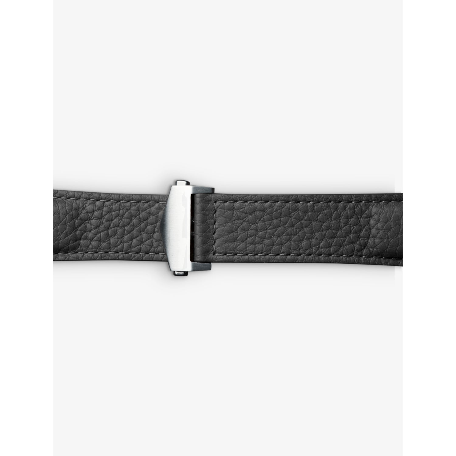 MINTAPPLE grained-leather and stainless steel watch strap 44mm - British product