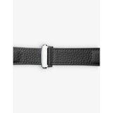 MINTAPPLE grained-leather and stainless steel watch strap 44mm - British product