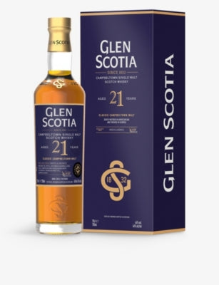 Glen Scotia single malt Scotch whisky 21-year-old 700ml, imported from the UK