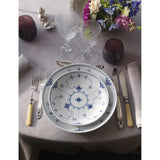 Royal Copenhagen Blue Fluted half-lace shallow bowl 20cm, imported from the UK