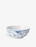 Royal Copenhagen Blue Fluted Half Lace porcelain bowl 14.4cm - British product