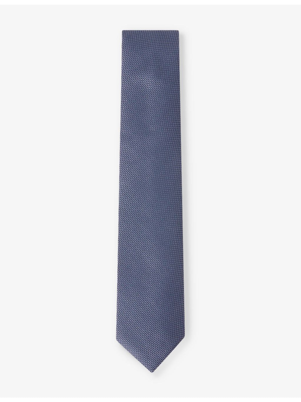 Reiss Ceremony textured silk-blend tie - British product