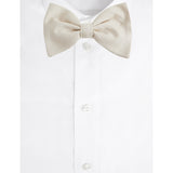 Reiss silk bow tie with grosgrain finish, imported from the UK