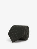 Reiss Liam Polka-Dot Woven Tie
