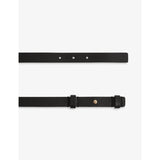 Reiss Hayley hinged-buckle leather belt 2.5cm, imported from the UK