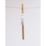 Sabre Bistrot stainless steel teak cutlery set four pieces (British brand)