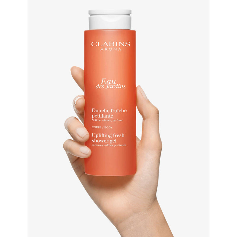 Clarins Eau des Jardins uplifting fresh shower gel 200ml (British brand)