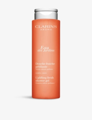 Clarins Eau des Jardins uplifting fresh shower gel 200ml (British brand)