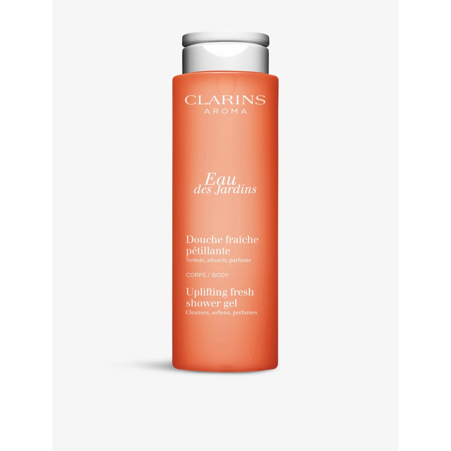 Clarins Eau des Jardins uplifting fresh shower gel 200ml (British brand)
