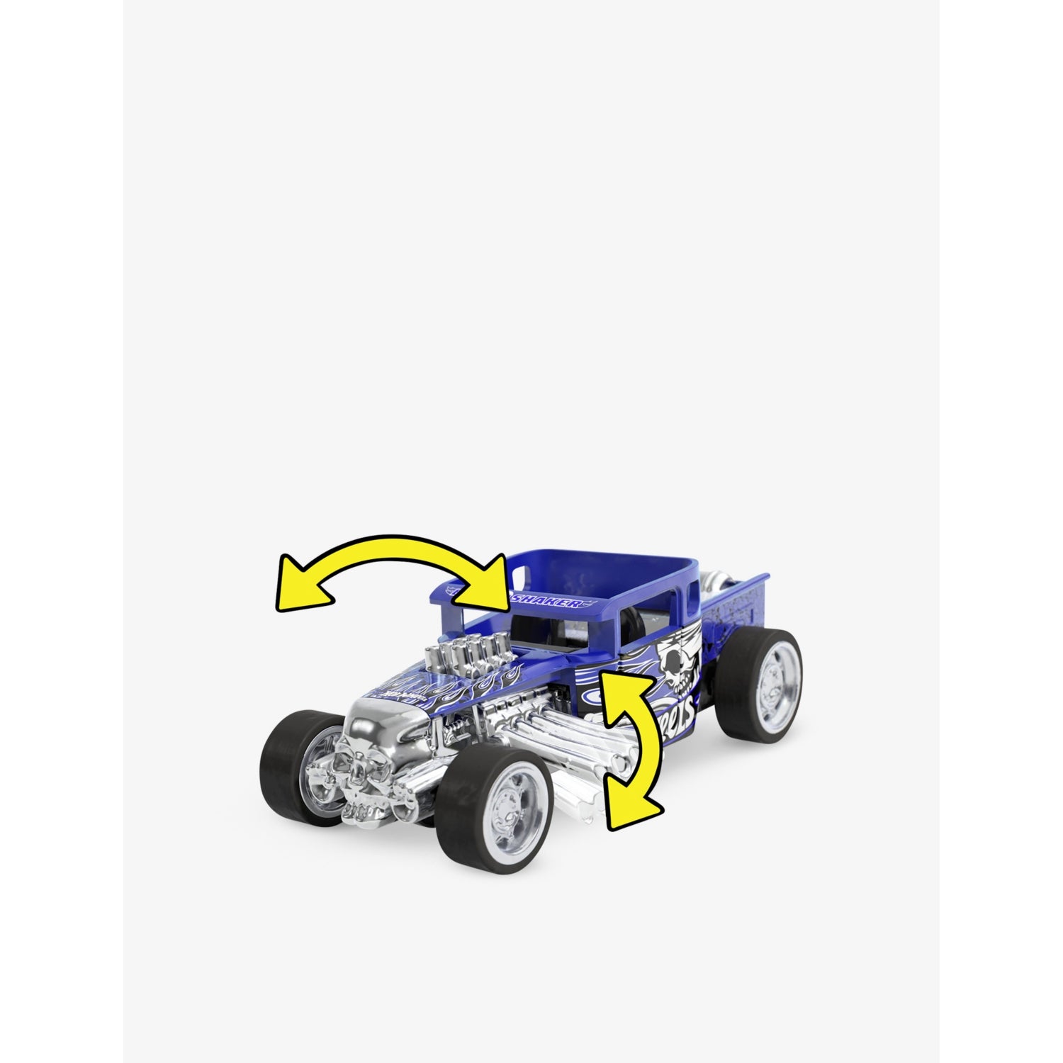 Hot Wheels Pull-back Speeders die-cast toy car 13cm, imported from the UK