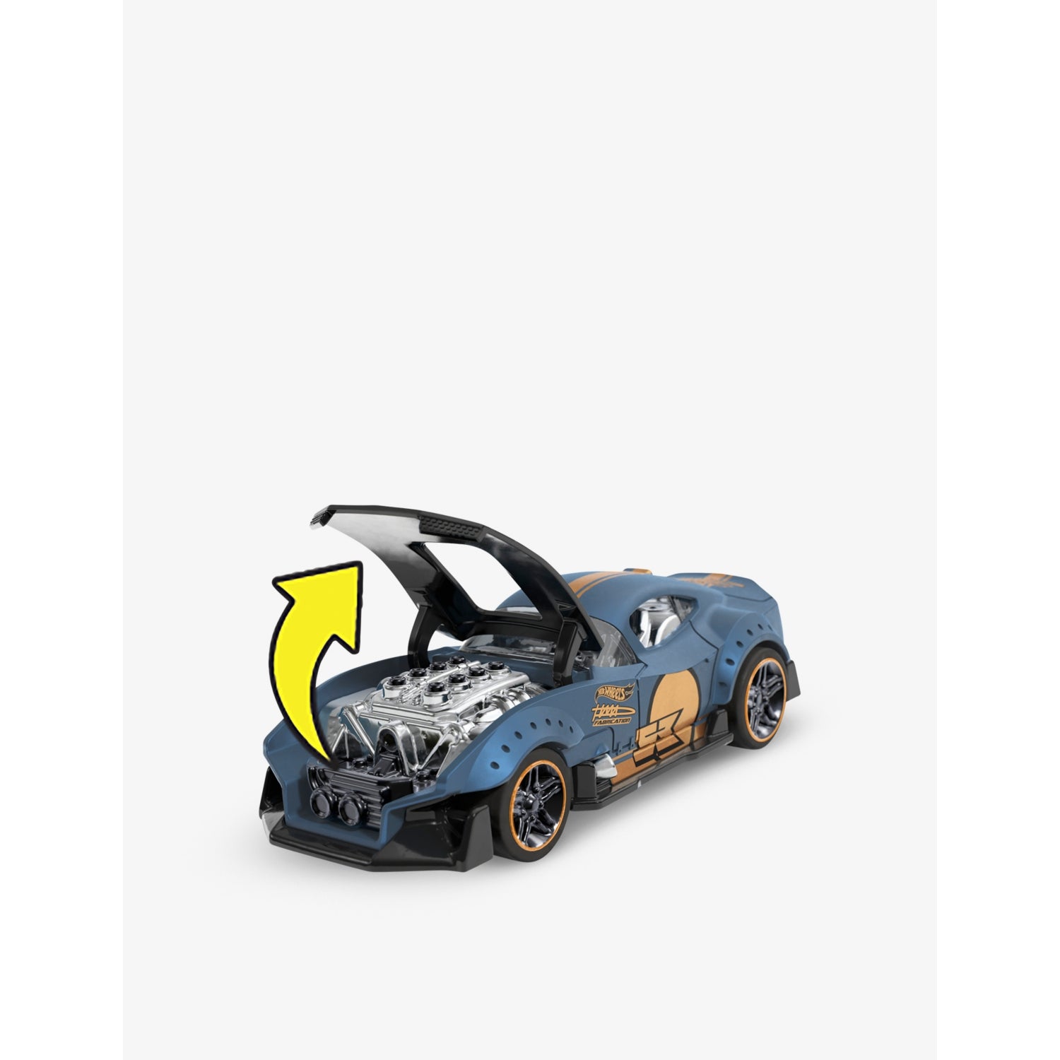 Hot Wheels Pull-back Speeders die-cast toy car 13cm, imported from the UK