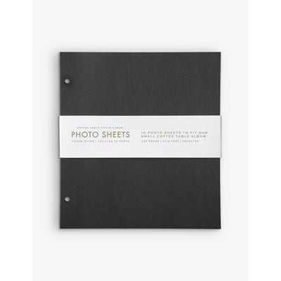 selfridges Printworks Photo Album Small Refill Paper Pack of 10- Buy online at McGrocer